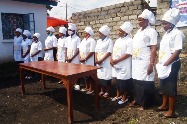 A Goma, une dizaine de jeunes ont été formés en art culinaire