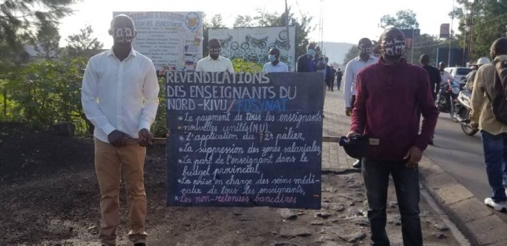 A Goma, les enseignants expriment leur ras-le-bol et exigent la reprise des activités scolaires