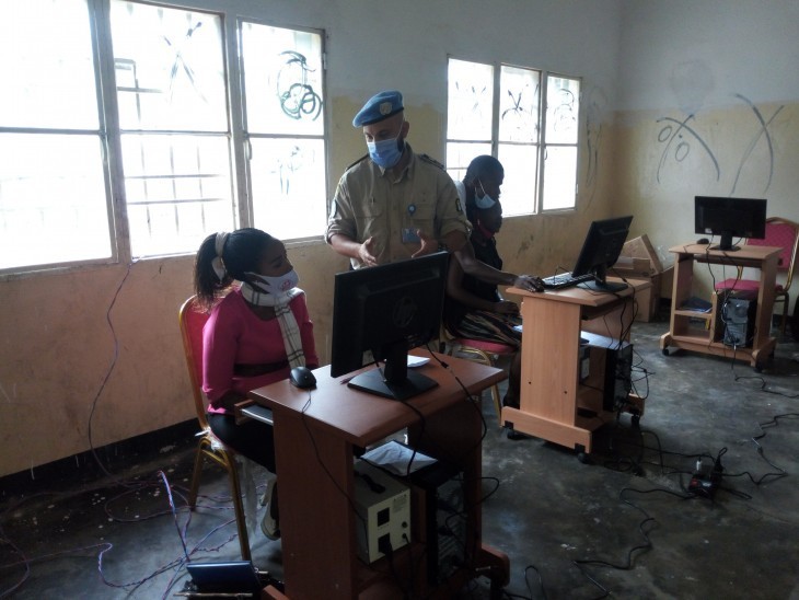 Goma : Des agents de la prison pour enfants capacités sur l'outil informatique par la MONUSCO