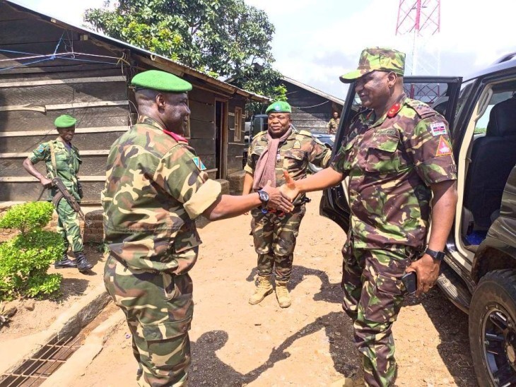Beni: Une délégation de la force régionale de l'EAC a rencontré le commandant des opérations SOKOLA1