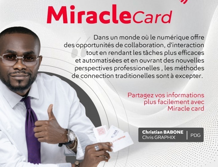 A Goma, lancement de Miracle Card, une solution à la connectivité pour révolutionner le Networking