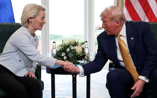 Guerre commerciale : L'Union Européenne et les États-Unis s'accordent sur les droits de douane