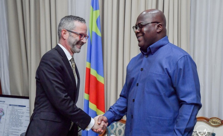 Conférence sur la paix dans les Grands Lacs : Entretien entre Félix Tshisekedi et Rémi Maréchaux