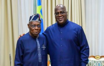 RDC : Après Kigali, Olusegun Obasanjo reçu à Kinshasa par Félix Tshisekedi