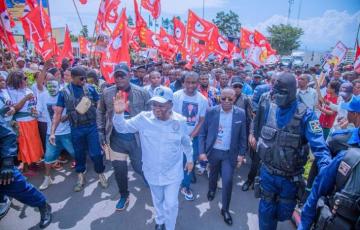 Elections en RDC : A Goma, Bahati Lukwebo a appelé à voter massivement pour Félix Tshisekedi