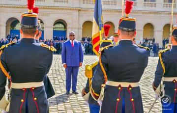 Après l’Allemagne, Félix Tshisekedi est arrivé à Paris pour une visite officielle de 3 jours