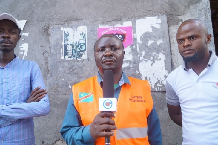 Nzadi Vikalwira, le ched du quartier Murara accompagné de la jeunesse du quartier