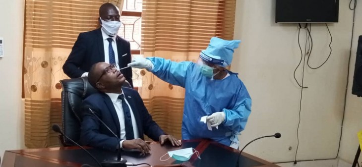 Au Sud-Kivu, les membres et agents du gouvernement provincial ont passé un test au Coronavirus
