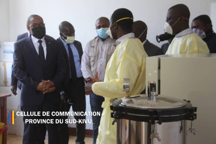 Coronavirus : Au Sud-Kivu, l'INRB a installé un laboratoire de diagnostic