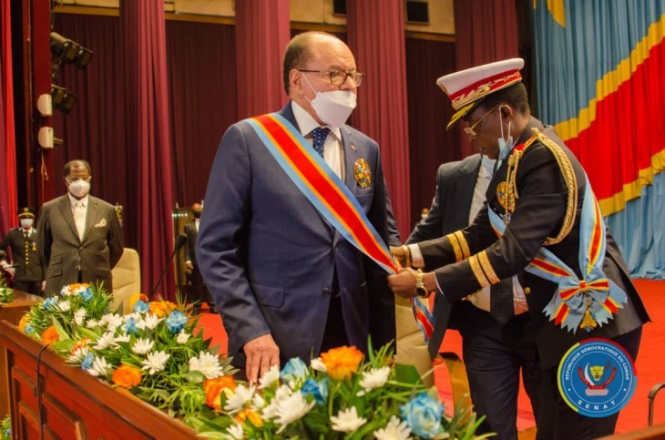 RDC : Léon Kengo Wa Dondo élevé au rang de grand cordon de l'ordre des héros nationaux