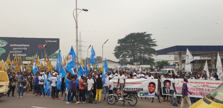 Kinshasa : Le FCC a bien tenu sa marche de soutien aux institutions du pays