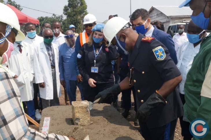 Goma : La MONUSCO renforce la capacité d'un centre de santé de la PNC avec deux nouvelles salles