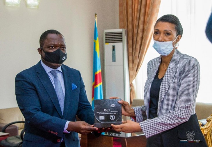 RDC : Jeanine Mabunda a reçu un prix de l’UNFPA pour sa la lutte contre les fistules obstétricales
