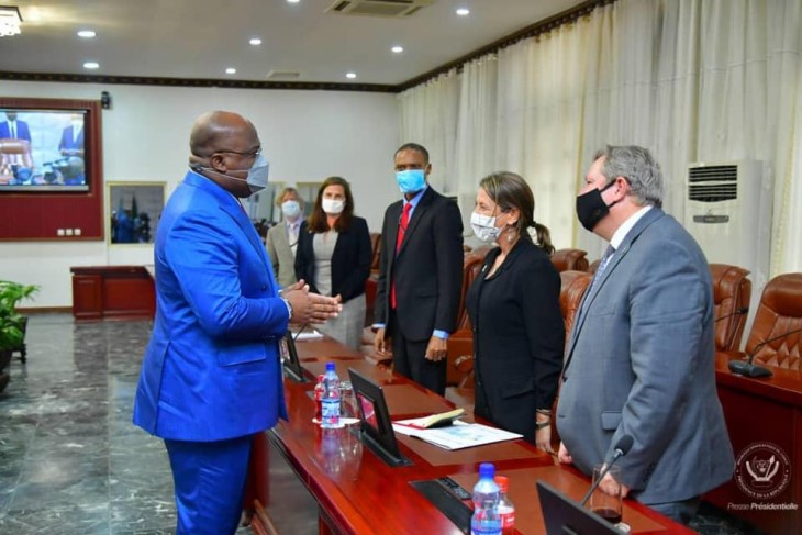 La représentante permanente des USA à l’Union Africaine a rencontré le président Félix Tshisekedi