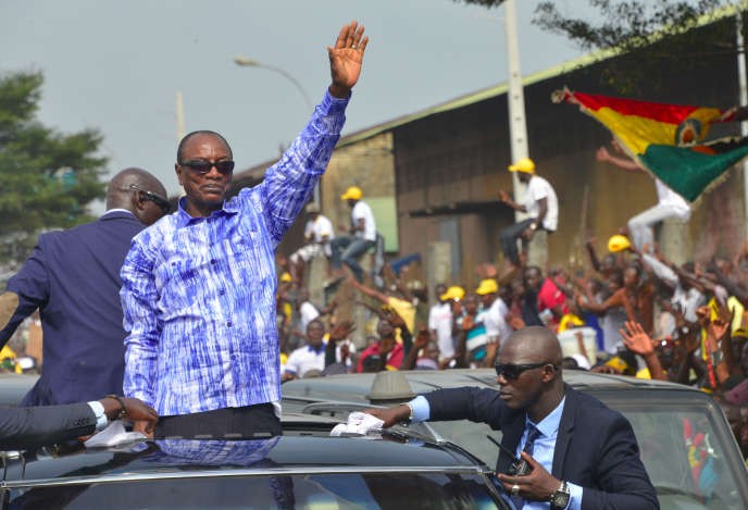 En Guinée, le président Alpha Condé réélu avec 59,5 % des voix