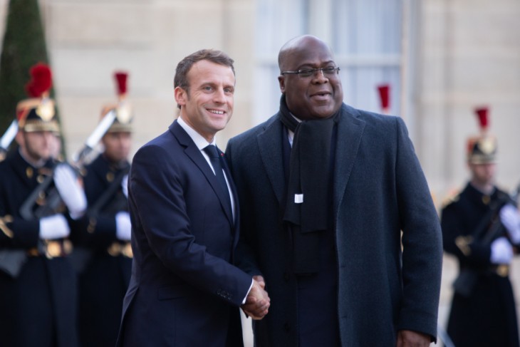 Le Président Félix Tshisekedi s’est entretenu avec son homologue français Emmanuel Macron