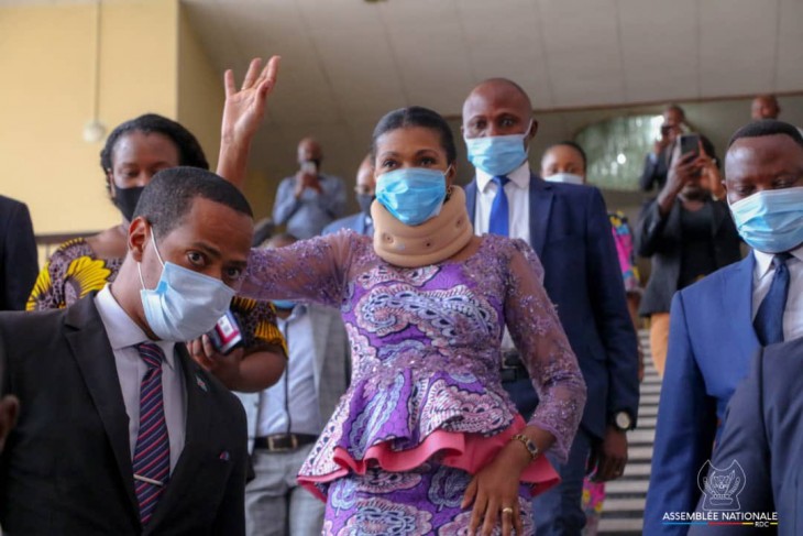 De retour au palais du peuple, Jeanine Mabunda appelle les députés à œuvrer pour la population