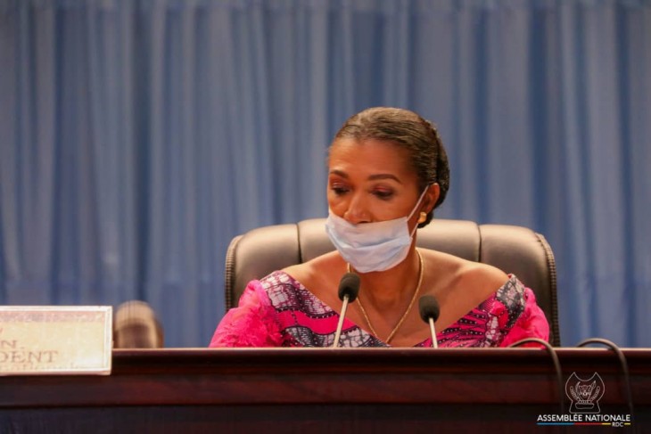 Retirée un temps, la garde de Jeanine Mabunda lui a été restituée après des pressions diplomatiques