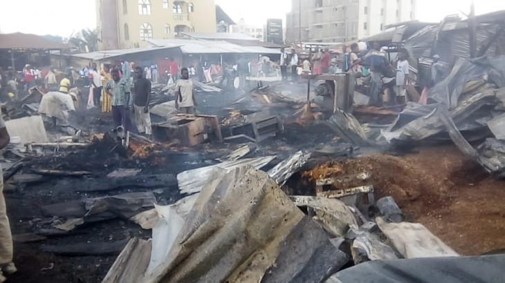 Bukavu : Plus de 15 dépôts du marché Bondeko sont partis en fumée