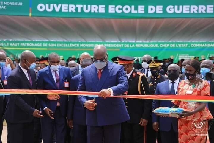 RDC : Le président Félix Tshisekedi a lancé l'Ecole de Guerre de Kinshasa