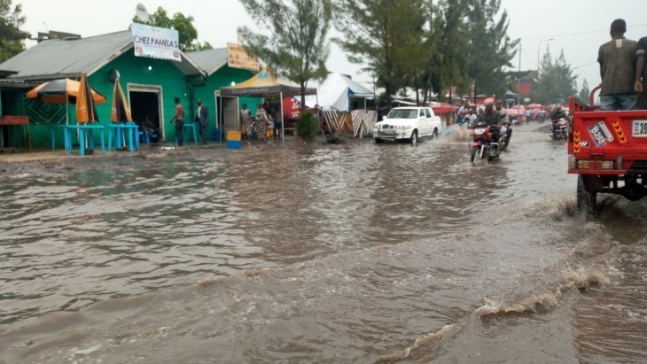 Goma : Les autorités se penchent enfin sur le problème de stagnation des eaux sur plusieurs artères