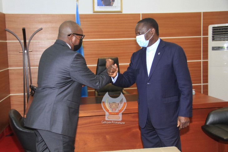 RDC : Avant la remise-reprise officielle, Sama Lukonde s’est entretenu avec Ilunga Ilunkamba