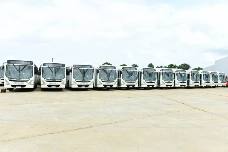 RDC : La Société de Transport du Congo a réceptionné 110 nouveaux bus