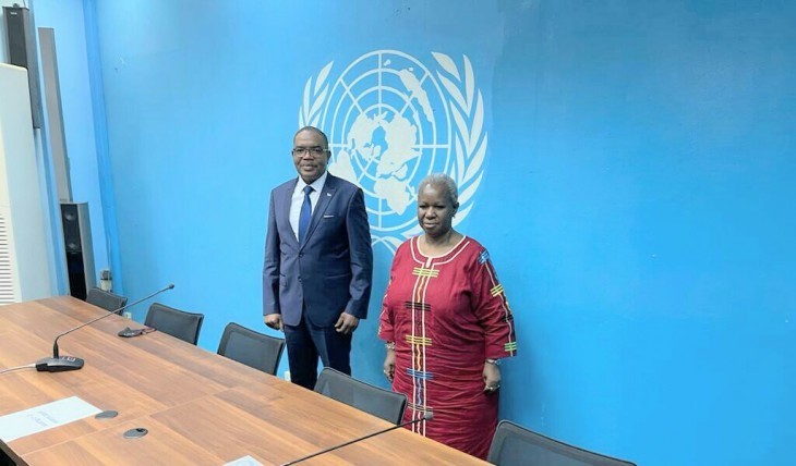 Rencontre à Kinshasa entre le gouverneur Théo Kasi et la cheffe de la MONUSCO Bintou Keita