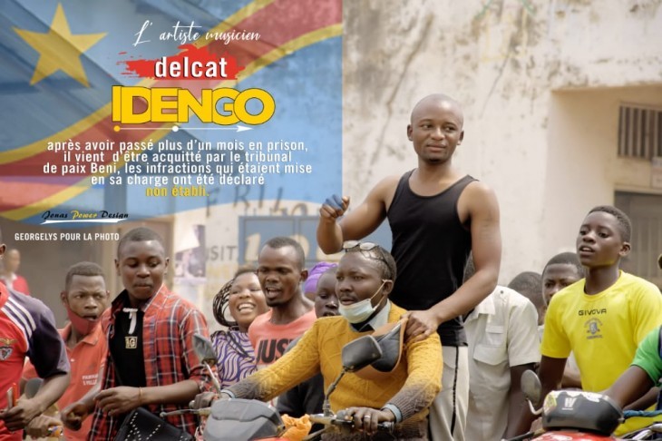 Beni : Après sa libération, l’artiste musicien Delcat Idengo persiste et signe que la lutte continue