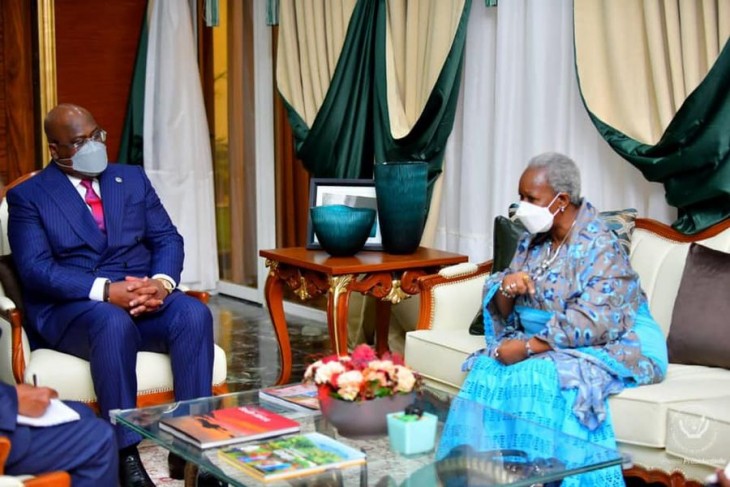 Après un séjour à l’Est de la RDC, Bintou Keita a fait le rapport de sa mission au chef de l’état