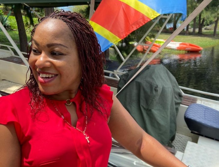 FEZA Fanny, créatrice du groupe Facebook Gomatracien bien engagée à mobiliser de nouveaux membres