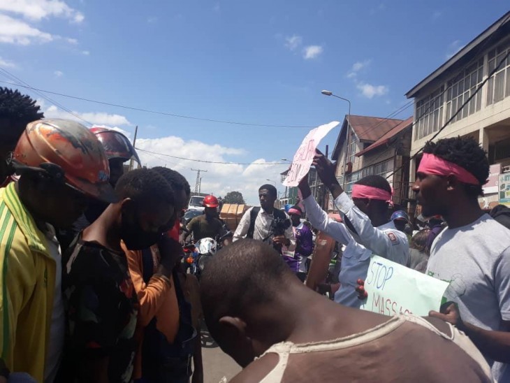 Goma : Des militants de la Lucha arrêtés lors d’une manifestation pour dénoncer l’insécurité à Beni