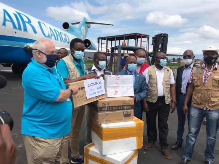 Coronavirus : Le Nord-Kivu a réceptionné un lot de 60 000 doses de vaccins AstraZeneca