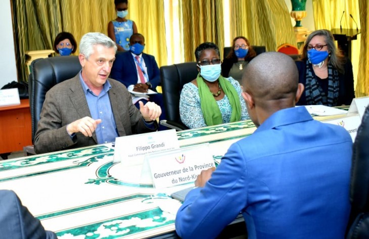 Nord-Kivu : Le Haut Commissaire de l'ONU pour les réfugiés insiste sur la restauration de la paix