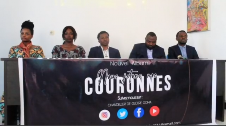 A Goma, sortie officielle du nouvel album «Nous jetons nos couronnes» du groupe Chandelier de Gloire