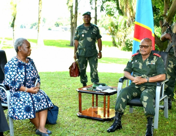 Etat de siège au Nord-Kivu : Le gouverneur Constant Ndima a reçu la cheffe de la MONUSCO