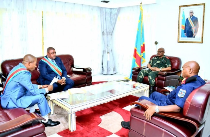 Nord-Kivu : Le gouverneur Ndima Constant a reçu une délégation de députés nationaux du Haut-Katanga