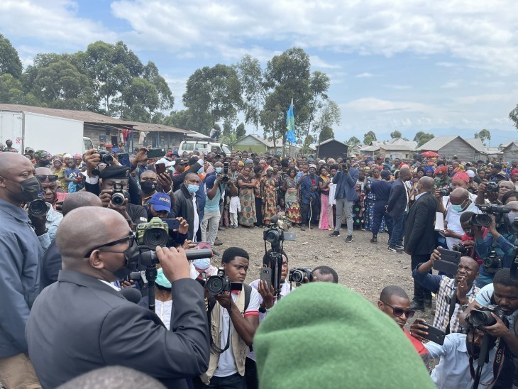 A Goma, le premier ministre Sama Lukonde a visité les sinistrés de Nyiragongo et Sake