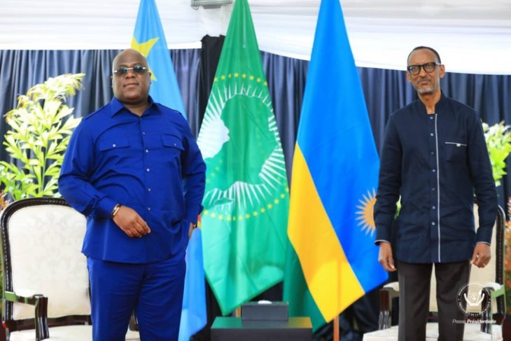 Felix Tshisekedi et Paul Kagame à Goma pour le renforcement des relations bilatérales