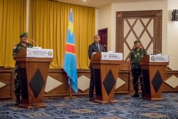 RDC : Le gouvernement fait le point sur l’évolution de l’état de siège au Nord-Kivu et en Ituri