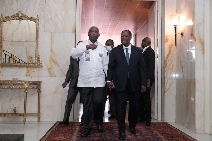 Côte d’Ivoire : Rencontre historique entre Alassane Ouattara et Laurent Gbagbo