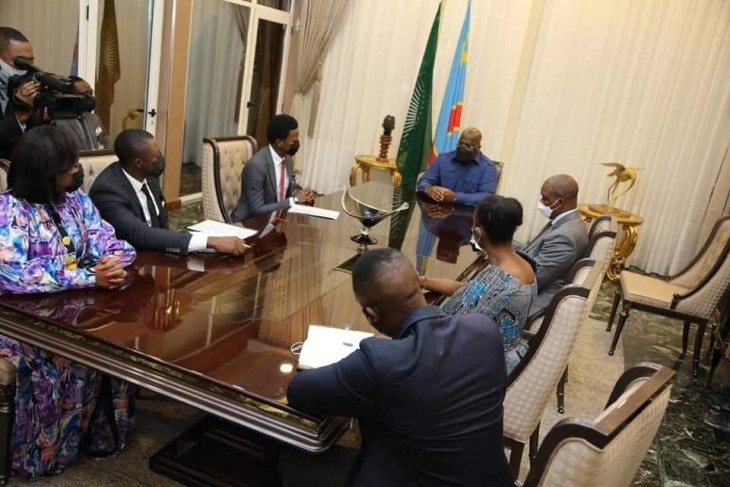 Kinshasa : Le président Félix Tshisekedi s'est entretenu avec les représentants des étudiants