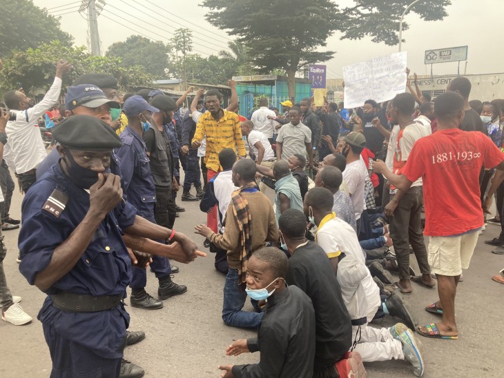 A Kinshasa, la police a dispersé une manifestation réclamant la dépolitisation de la CENI