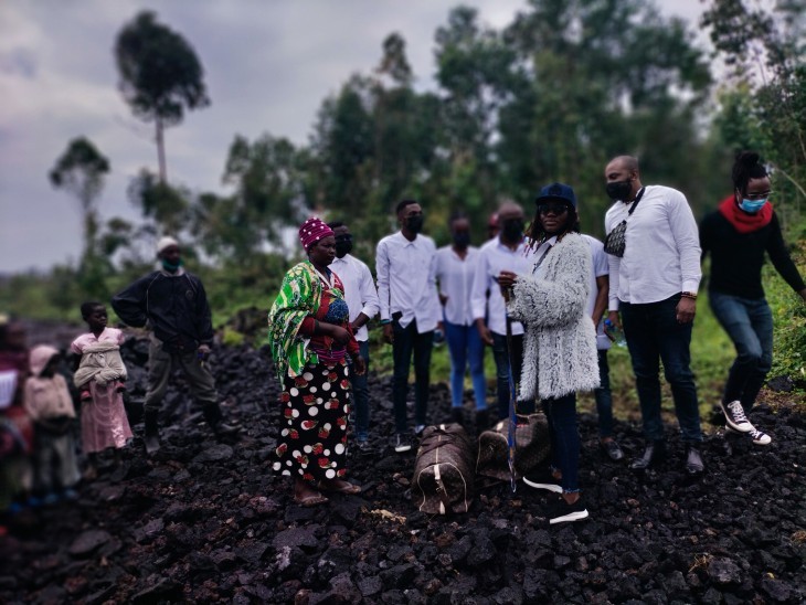 À Goma, Africa Dreams Mode a apporté son assistante aux sinistrés de l'éruption du volcan Nyiragongo
