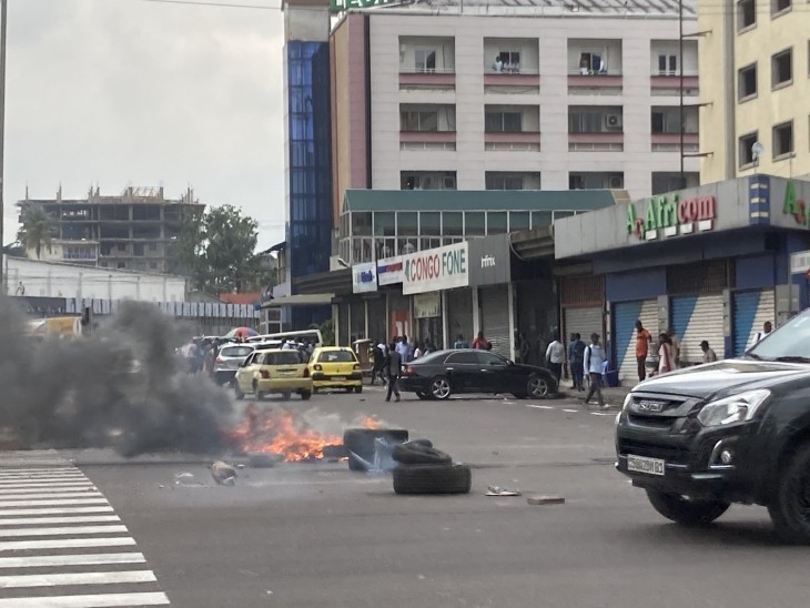 A Kinshasa, la police a dispersé une manifestation des travailleurs de la SCPT