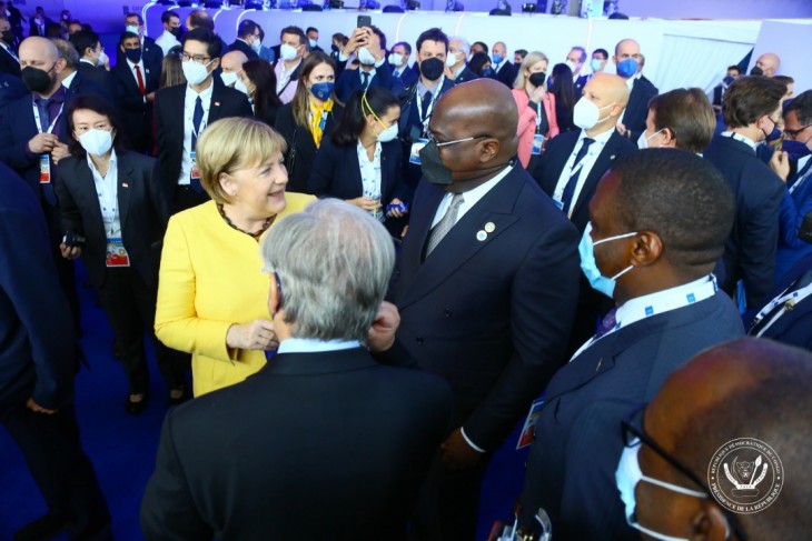 Félix Tshisekedi est arrivé à Glasgow pour prendre part à la COP26