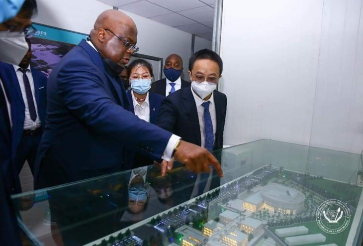 Félix Tshisekedi a visité le futur centre culturel de Kinshasa qui sera le plus grand d'Afrique