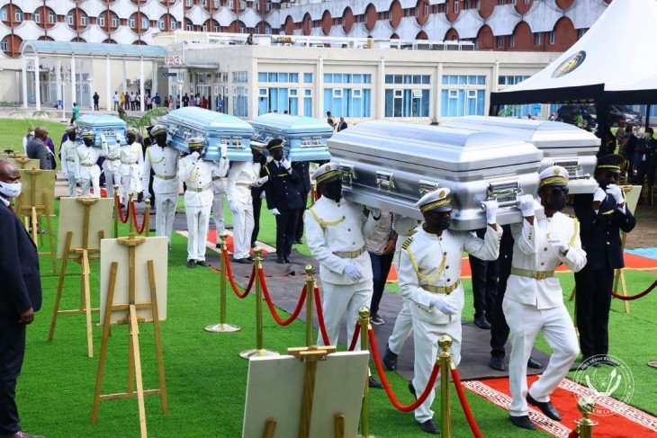 Félix Tshisekedi a rendu hommage à Ntumba Katala qui a péri avec toute sa famille dans un incendie