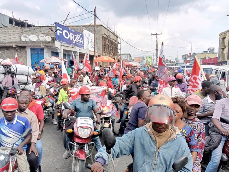 Goma : Des scènes de liesse et un cortège motorisé après la libération provisoire de Vital Kamerhe
