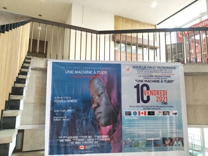 RDC : Lancement à Kinshasa du film "Une machine à tuer" du réalisateur congolais Richard Thumitho